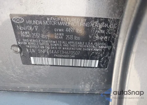 2018 Hyundai Sonata Sport z USA, uszkodzony, nr VIN 5NPE34AF1JH670507